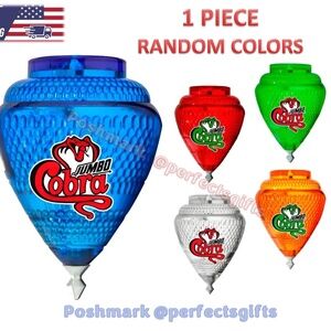 Spinning Top TROMPO COMETA JUMBO COBRA Holder & Thread Mexican 1pc RANDOM COLOR